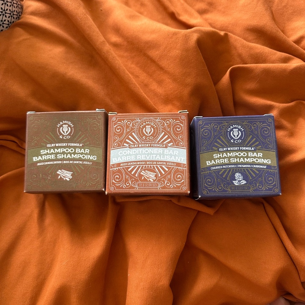 Viori Hamish & Co. Shampoo Bar Conditioner Aged Sandalwood / Charred Patchouli